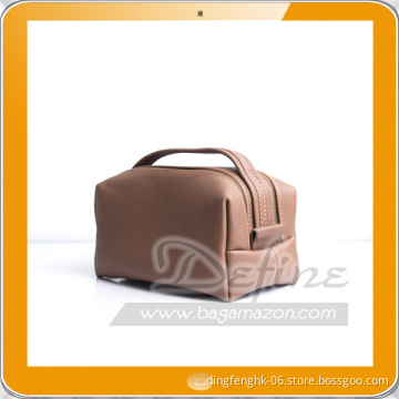 Premium Travel Toiletry Organizer Leather Shaving Kit Dopp Kit Men